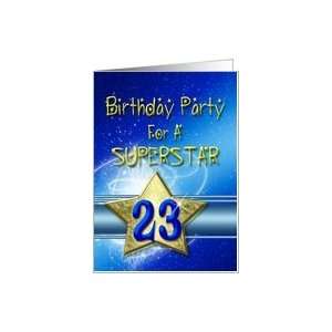  23rd Birthday party for a Superstar Card Toys & Games