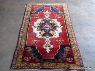 6x9 Antique Turkish Konya Rug Over 60 Years Old perfect Condition 