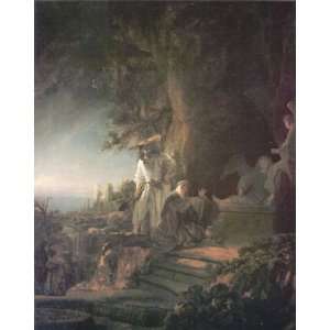 Oil Painting Christ and the Magdalen at the Tomb Rembrandt van Rijn