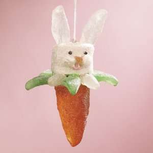  Gumdrop Carrot Bunny Ornament