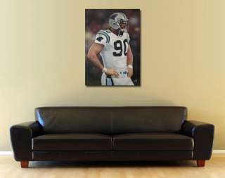 Julius Peppers   Carolina Panthers Canvas Oil Painting  