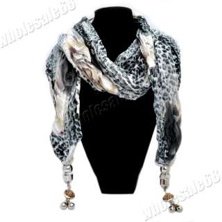   wholesale lots Womens leopard print pashmina long Scarf Shawl Wrap