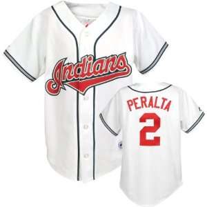  Jhonny Peralta Majestic MLB Home Replica Cleveland Indians 