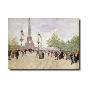 Entrance To The Exposition Universelle 1889 Giclee Print  