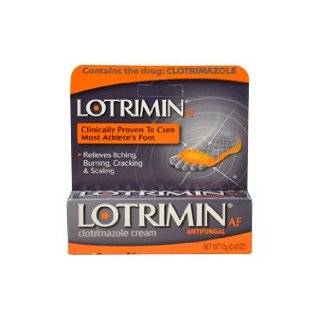  Lotrimin AF Lotrimin Anti Fungal Clotrimazole Cream, (3 