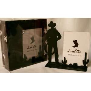Lone Star Western Silhouette Picture Frame