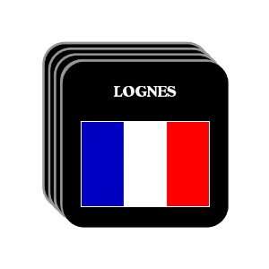  France   LOGNES Set of 4 Mini Mousepad Coasters 