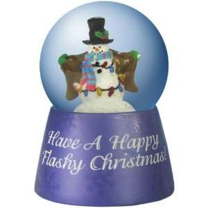  Holly Jollies Happy Flashy Christmas Water Globe