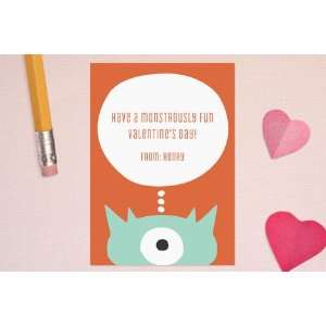  Little Monster Classroom Valentines Day Cards Health 