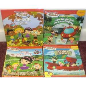  Set of 4 DISNEYS LITTLE EINSTEINS Children Books 