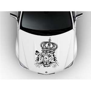   Vinyl Decal Stickers Animals a Lion with a Crown S3673