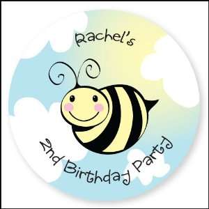  Cute As Can BEE   24 Round Personalized Birthday Party 