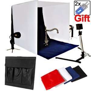   Light Tent Backdrop Kit Carrying Case Cube In A Box