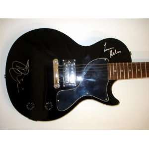  Dr. John & Levon Helm autographed Guitar (Epiphone Junior 
