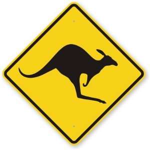  Kangaroo(with Graphic) High Intensity Grade Sign, 24 x 24 