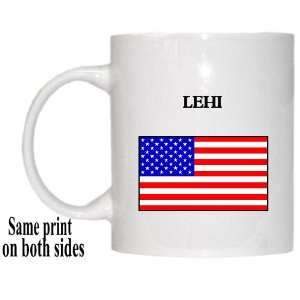  US Flag   Lehi, Utah (UT) Mug 