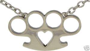 Brand New  Chrome Heart Knuckles Necklace  
