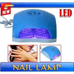  New 10W Gel UV Nail Lamp LED Light Dryer With Set Time 