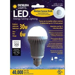 Energy Saving LED Light Bulb   Motion Sensor LED Bulb 300 Lumens