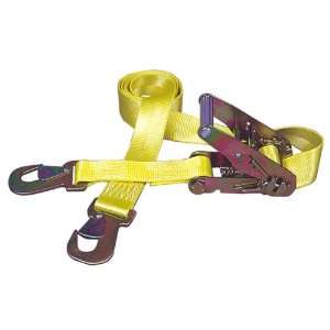 Keeper 04105 Ratcheting Tie Down with Flat Snap Hooks. 2 x 7, 2,000 