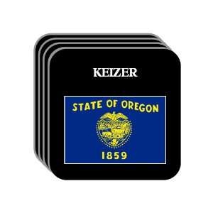  US State Flag   KEIZER, Oregon (OR) Set of 4 Mini Mousepad 