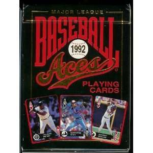  1992 Major League Aces Baseball Playing Card Set Toys 