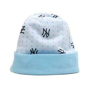  New York Yankees Binky Infant Beanie   White/Blue Infant 