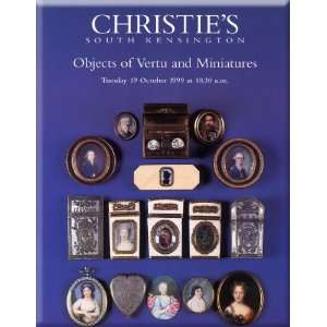  KENSINGTON CHRISTIES AUCTION CATALOG , TITLED OBJECTS OF 