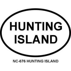  HUNTING ISLAND Personalized Sticker Automotive