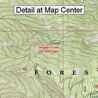  USGS Topographic Quadrangle Map   Kessler Creek, Idaho 