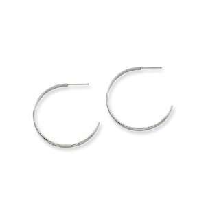  Stainless Steel J Hoop Earrings Jewelry