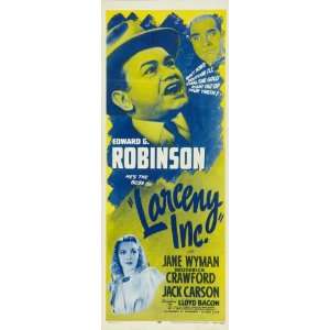 Larceny, Inc. Movie Poster (14 x 36 Inches   36cm x 92cm) (1942 