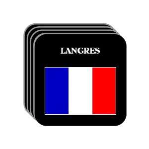  France   LANGRES Set of 4 Mini Mousepad Coasters 