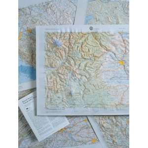   Educational Products 410 Landform Relief Maps Set of 7 Toys & Games