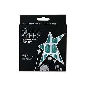  Elegant Touch Kimmie Kyees Nails Green Glitter (Quantity 