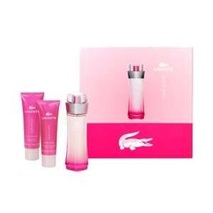 Lacoste Touch of Pink Perfume Gift Set for Women 3 oz Eau De Toilette 