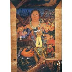  Hand Made Oil Reproduction   Diego Rivera   24 x 34 inches 