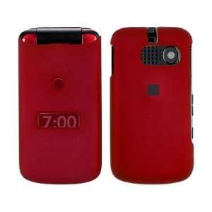  Rubberized Phone Protector Cover Case Red For Sanyo Miro 