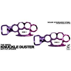  The Inked Knuckle Duster Bottle Opener Camo Violet 