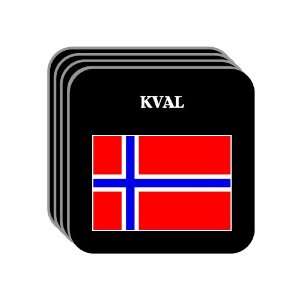  Norway   KVAL Set of 4 Mini Mousepad Coasters 