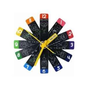  Wall Clock Timer for Children Room ABS Education Home 