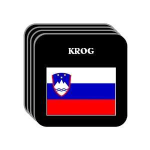  Slovenia   KROG Set of 4 Mini Mousepad Coasters 