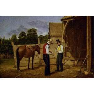  Bargaining for a Horse by William Sidney Mount, 17 x 20 