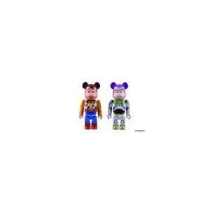    Medicom Toy Story 3 Buzz and Woody Bearbrick 2 Pack Toys & Games