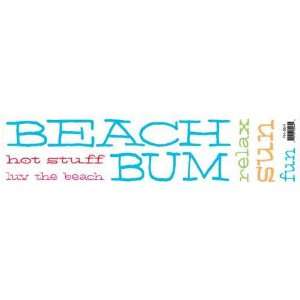    Reminisce Phraseology Rub Ons Beach Bum Arts, Crafts & Sewing