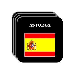  Spain [Espana]   ASTORGA Set of 4 Mini Mousepad Coasters 