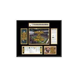   Steelers Super Bowl XLV Champions Ticket Frame