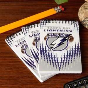 NHL Tampa Bay Lightning 3 Pack Team Memo Pads  Sports 