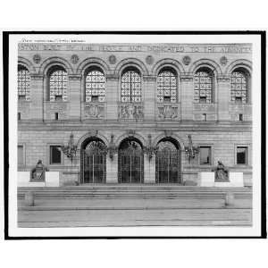  Boston Public Library,entrance