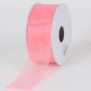  Sheer Organza Ribbon 3/8 inch 25 Yards, Peach Health 